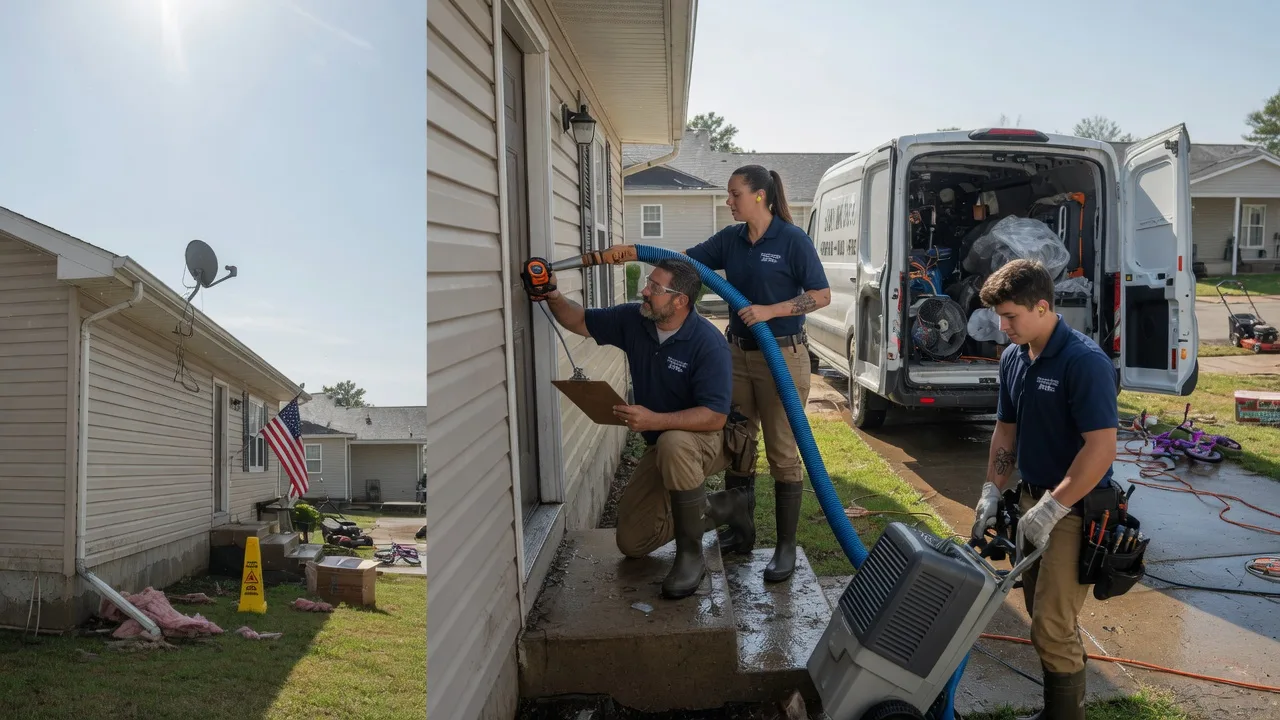 Ceiling Water Damage Restoration in Roland, OK near me